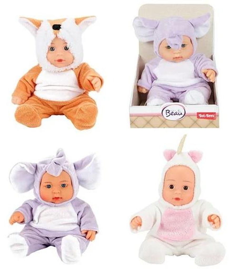 Twisk Babypuppe Spielzeug - Baby Beau im Tierkostüm Fuchs - Produktbild 