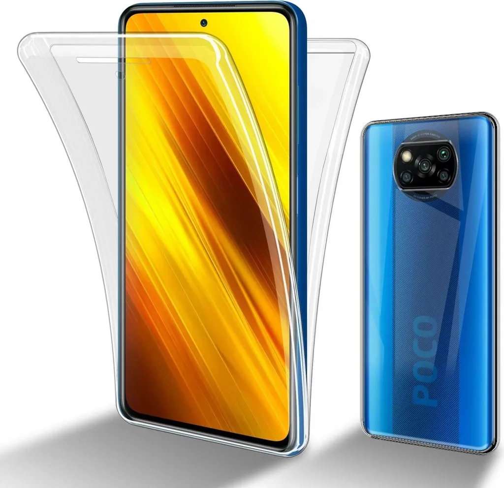 Custodia Cadorabo 360° per Xiaomi POCO X3 NFC | Protezione Full Body TPU