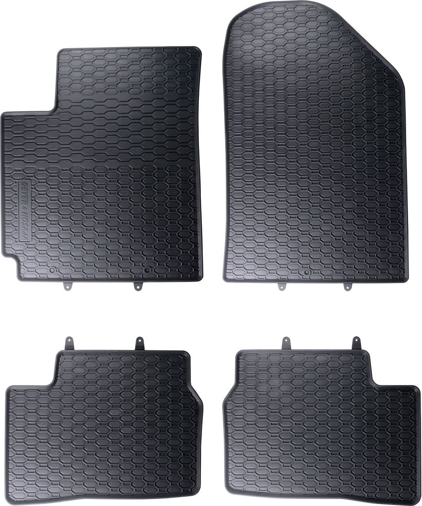 GH Gummifußmatten Set für Kia Picanto II, Bj. 2011-2016 Produktbild 