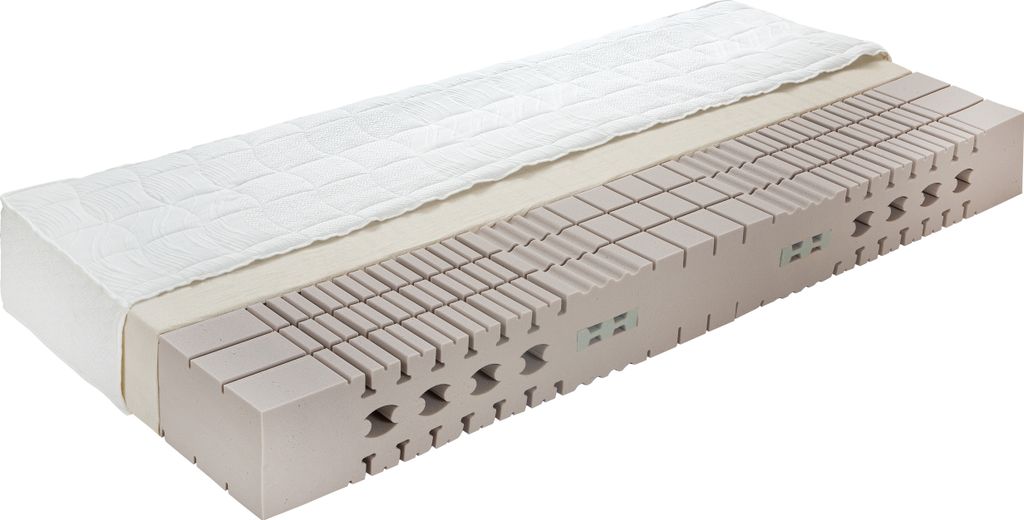 Betten-ABC Royal KS, 7 -Zonen Kaltschaummatratze mit Schulterzone und extra Lendenstütze, Größe: 160 x 220 cm, Härtegrad: Soft (H2)