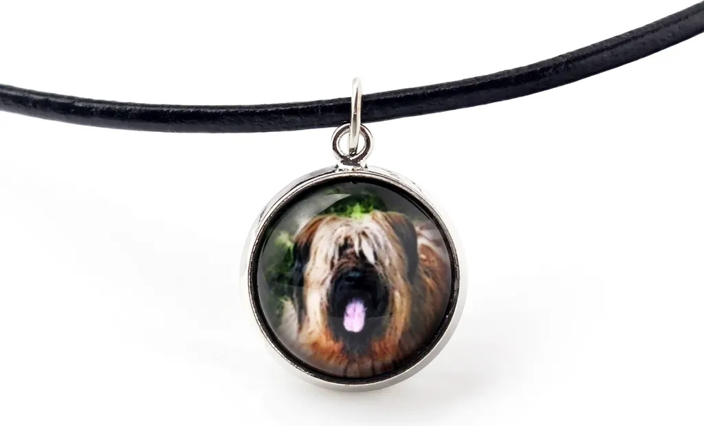 Porta il tuo Pastore di Brie al Cuore - Collana Foto Art-Dog
