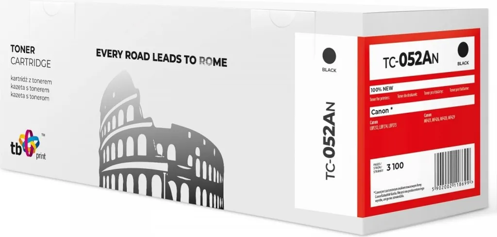 Toner Noir CRG 052 compatible Canon LBP214dw : Idéal pour Bureautique