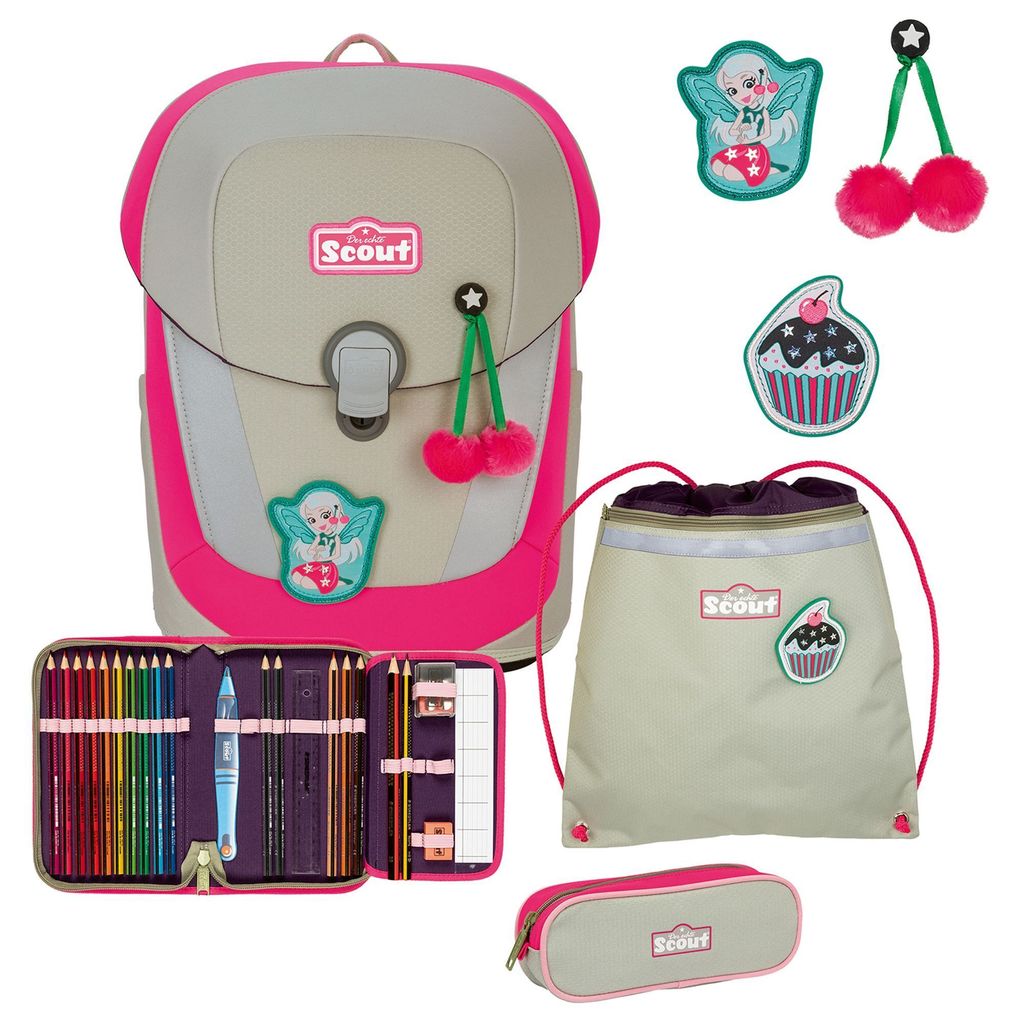 Scout Sunny II 4-częściowy zestaw saszetek DIN Pink Cherry Zdjęcie produktu 