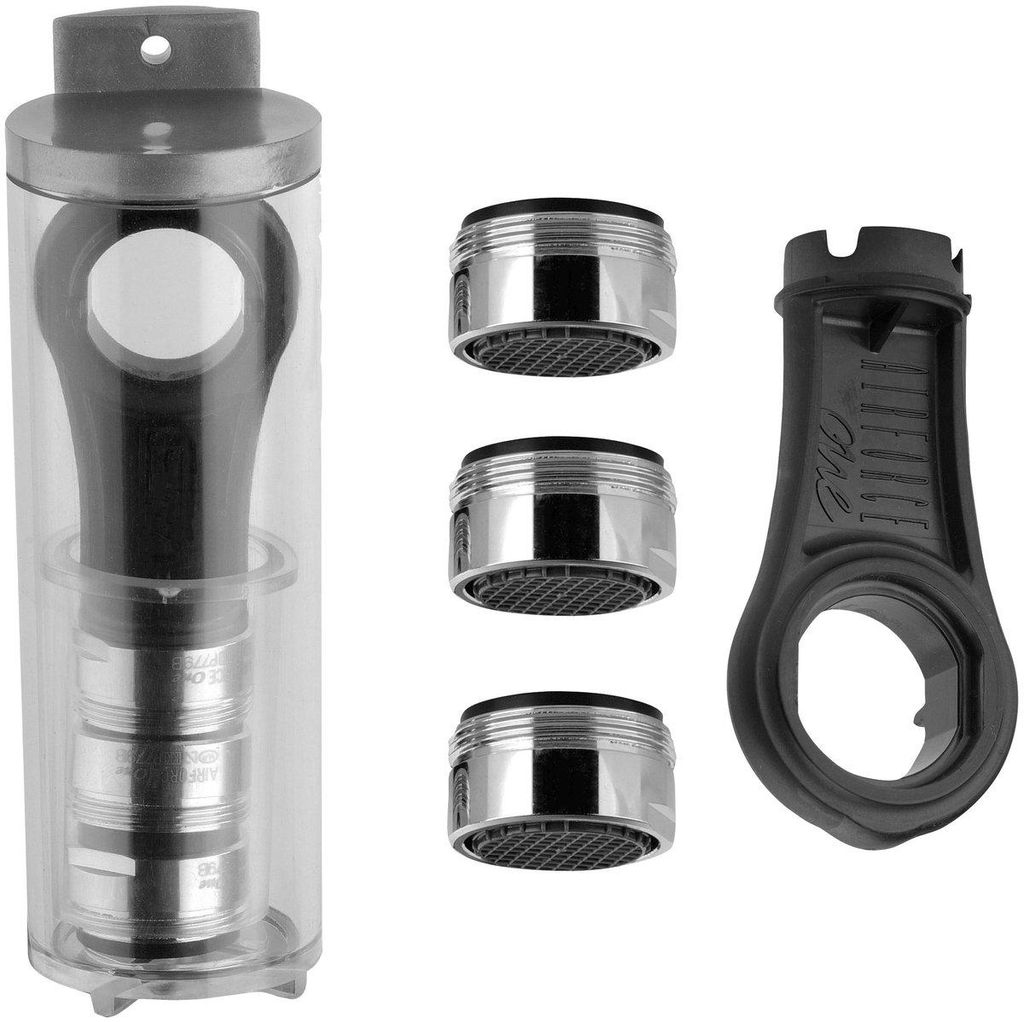 Sapho SET 3x Perlator ANTICALC, Außengewinde M24x1 und Schlüssel, Chrom