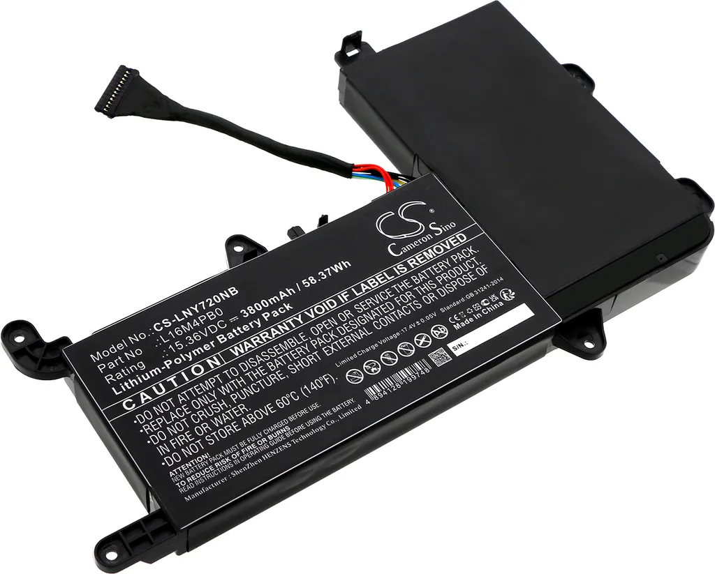 Batterie Haute Capacité pour Lenovo Legion Y720 15IKB 80VR Li-Polymer