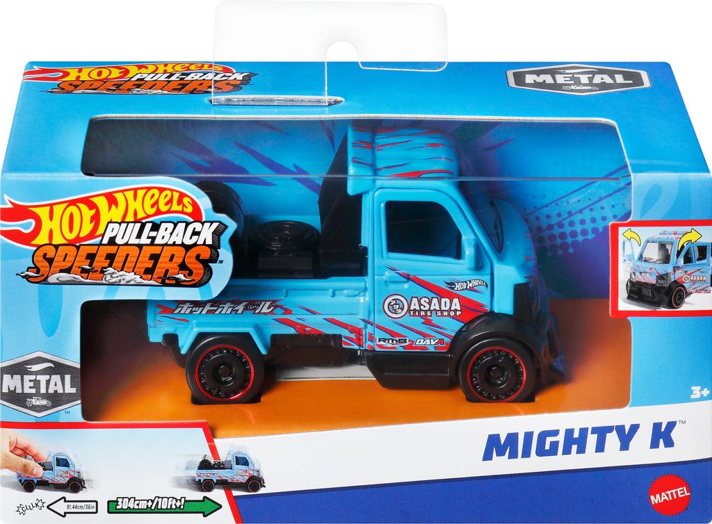Hot Wheels Pull-Backs Asst. (CDU) Immagine del prodotto 
