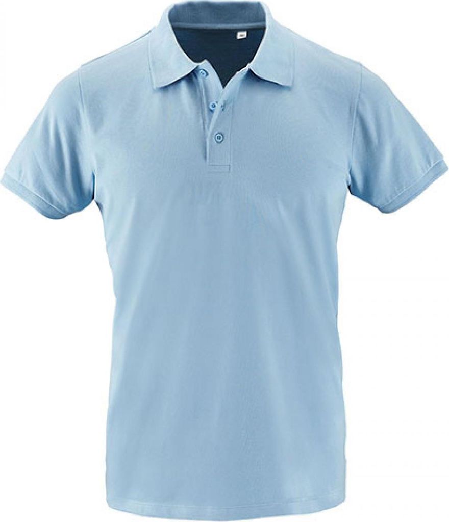 SOLs 01708 | Herren Phoenix Polo / Gekämmte, ringgesponnene Baumwolle - Farbe: Sky Blue - Größe: S