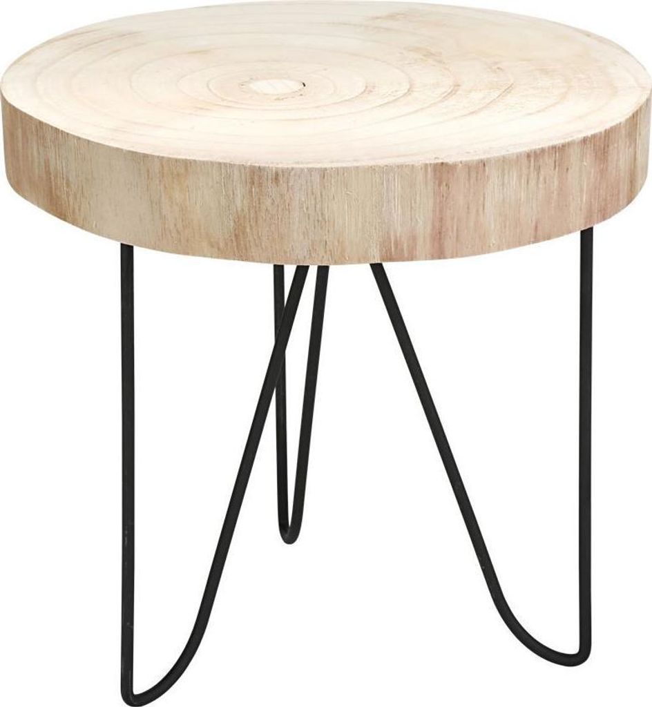 2.03 Tisch mit Baumscheibe 29x29 cm Produktbild 
