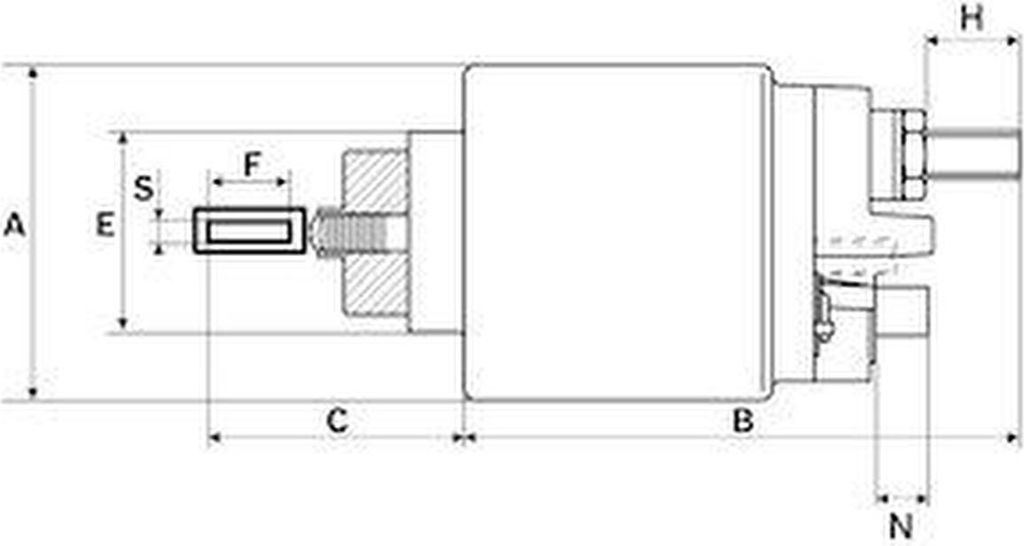 HC-Cargo F032338083 Magnetschalter für Starter/Anlasser