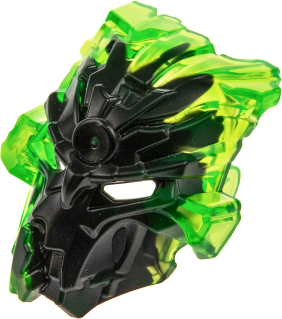 1x Lego Bionicle Figur Maske Umarak schwarz transp. grün Produktbild 