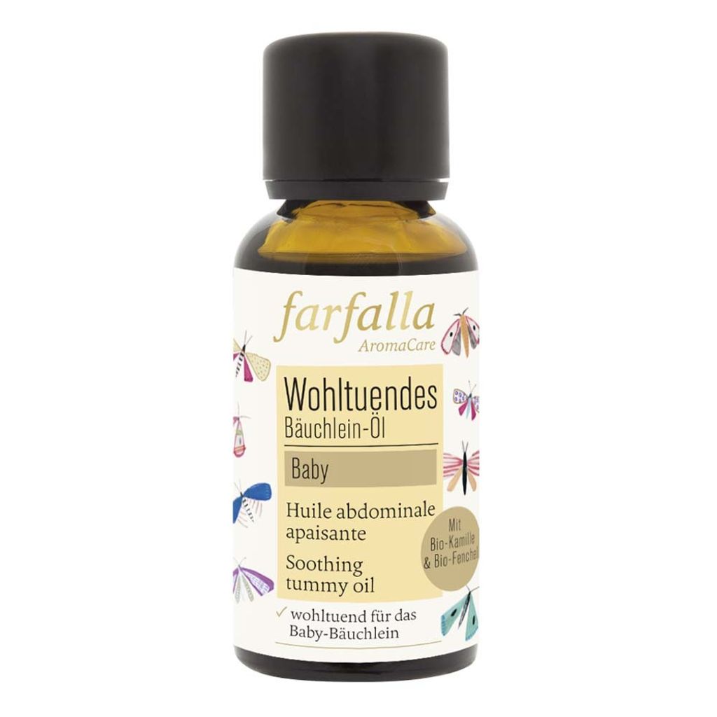 Farfalla Baby, Fenchel Kamille, Wohltuendes Bäuchleinöl Bio 30ml