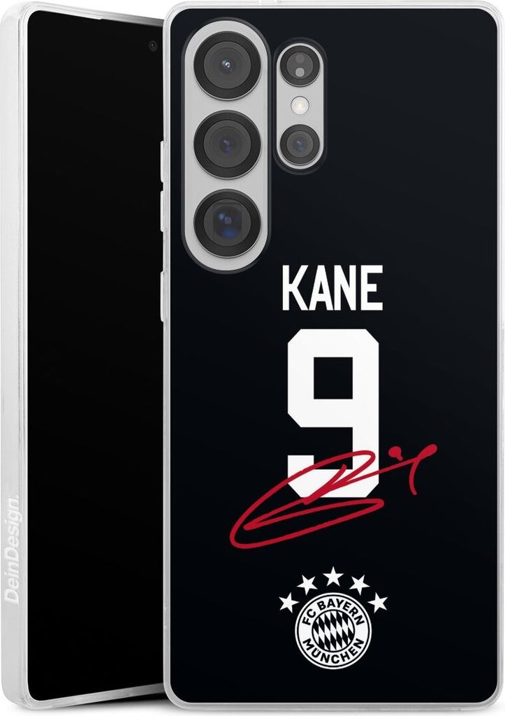 DeinDesign Slim Hülle für Samsung Galaxy S25 Ultra Silikon Case Ultra Dünn Handyhülle FC Bayern München Trikot Harry Kane