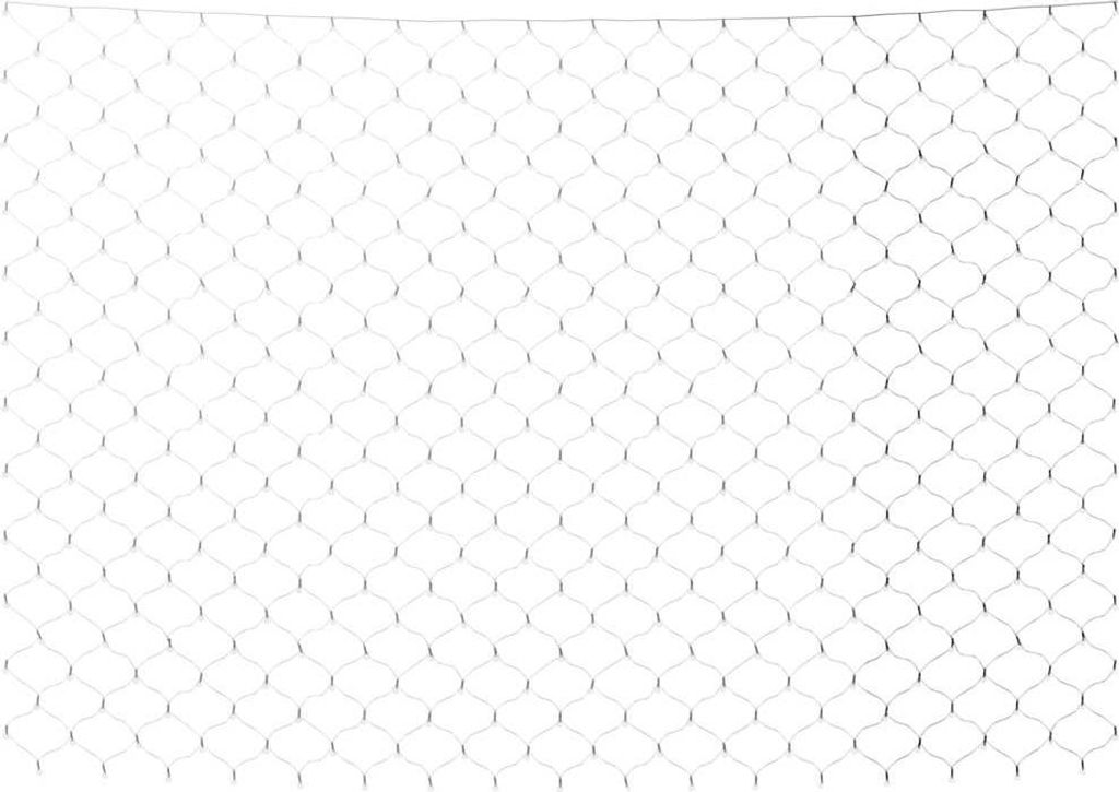A close-up view of a white net pattern.