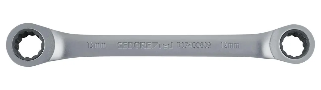 Clé à cliquet double 17x19 mm pour accéder aux boulons difficiles GEDORE