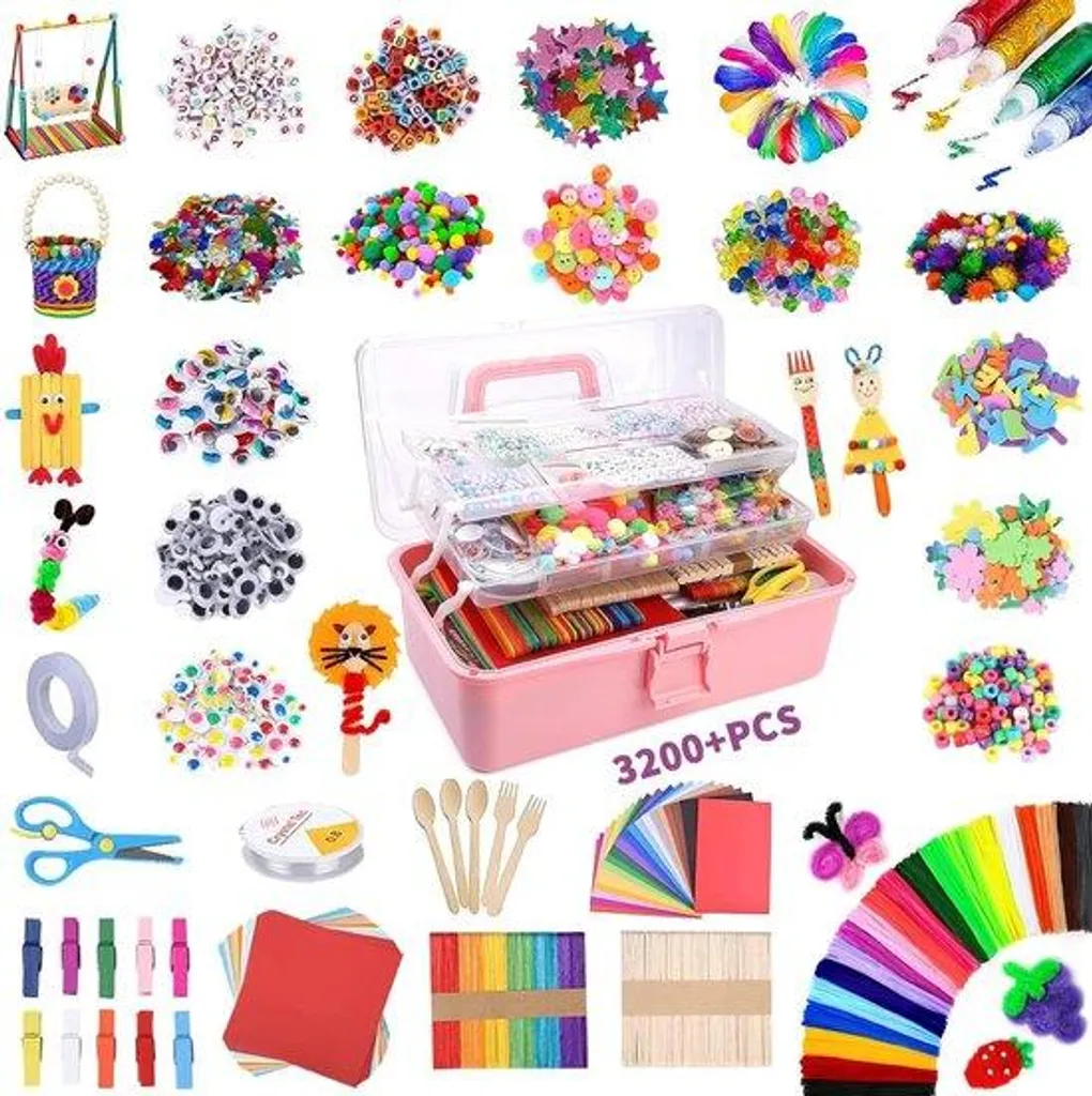 Kit de créativité pour occuper les enfants : mallette idéale pour le DIY