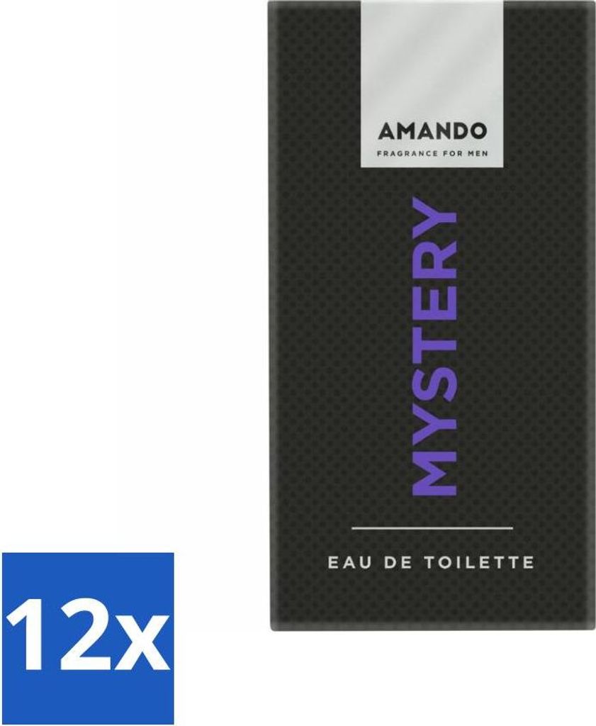 Amando Mystery Eau de Toilette 50 ml - Vorteilspack - 12 Stücke