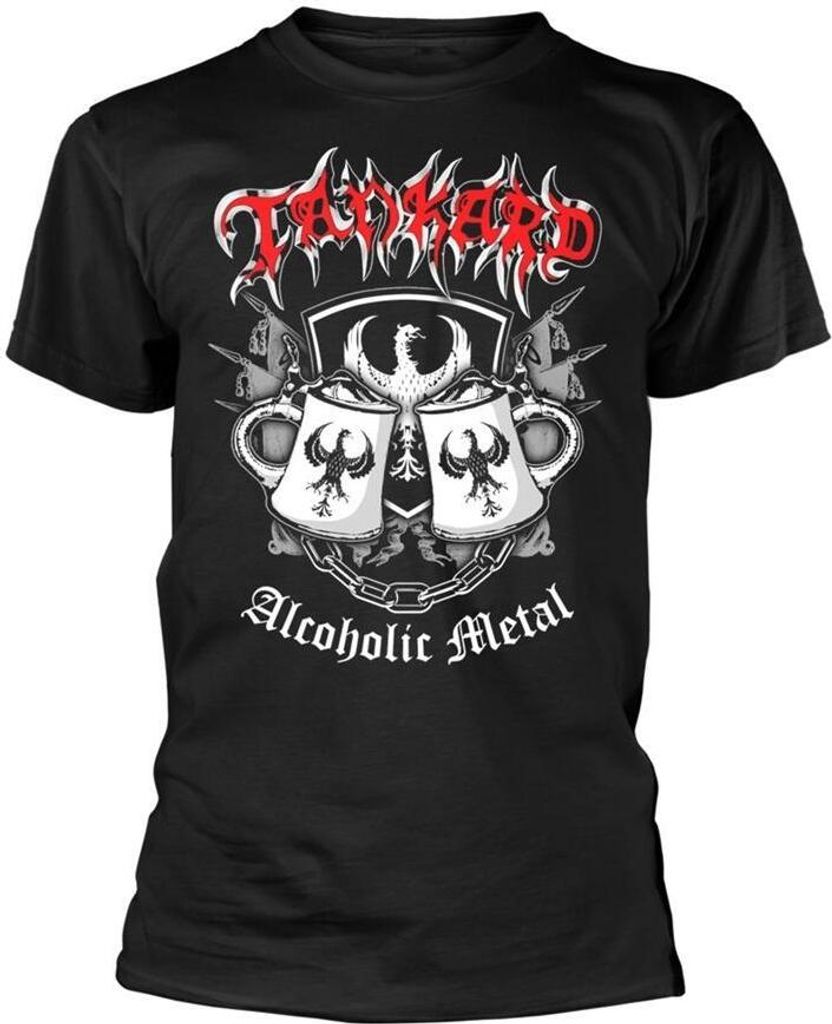 Tankard - "Alcoholic Metal" T-Shirt für Herren/Damen Uni PH968 (M) (Schwarz)
