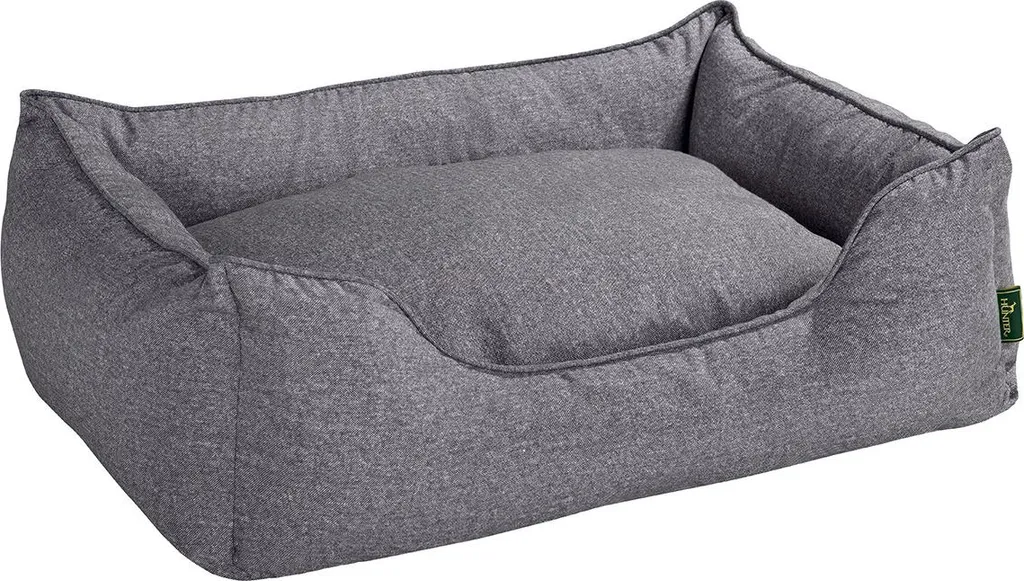 Couchage pour chien Hunter BOSTON Gris 80x60 cm - Lit confortable et chic