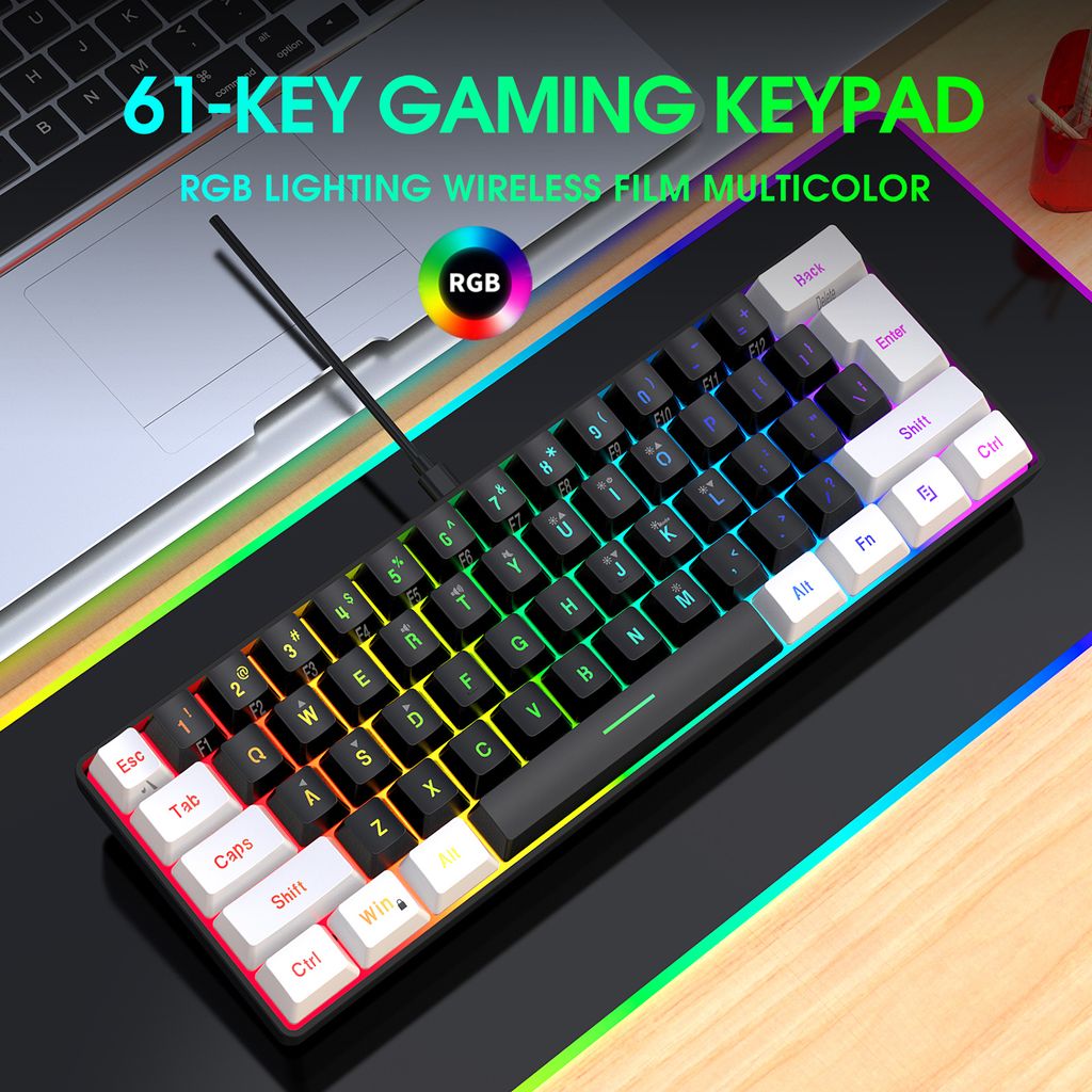 HXSJ V700BW+A869 USB-Computer-Tastatur und -Maus-Kit mit Produktbild 11