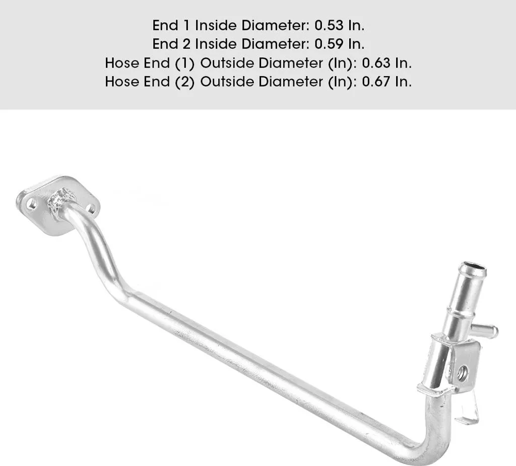 Tubo Bypass Acqua Metallo 16268-75112 per Toyota 4Runner Tacoma 2.7L - 5