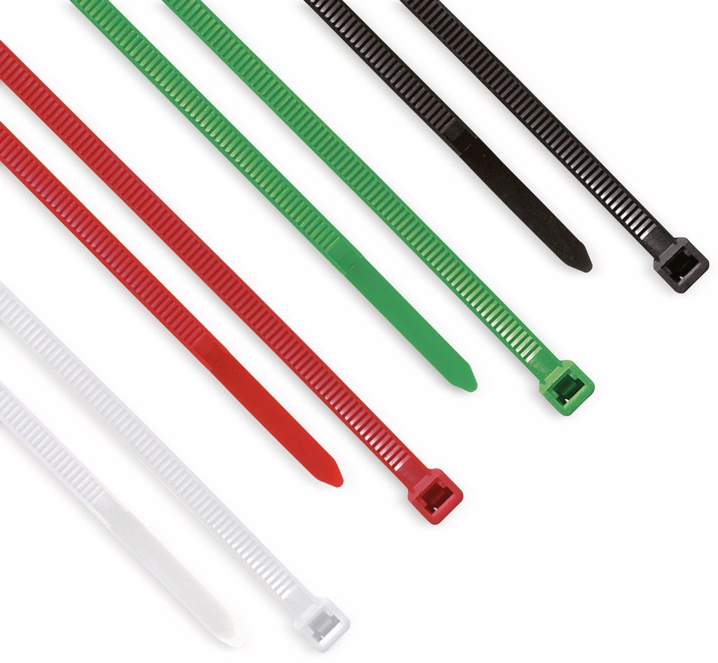 Kabelbinder farbig sortiert, 3,6 x 150 mm, 85 Stück Produktbild 