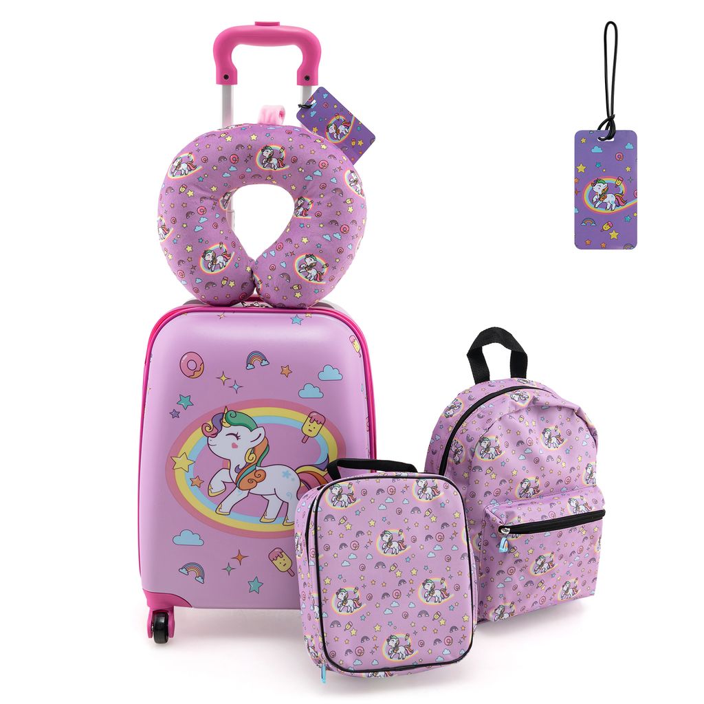 DREAMADE Reisekoffer-Set, 5-teiliges Kofferset mit 38 cm Produktbild 