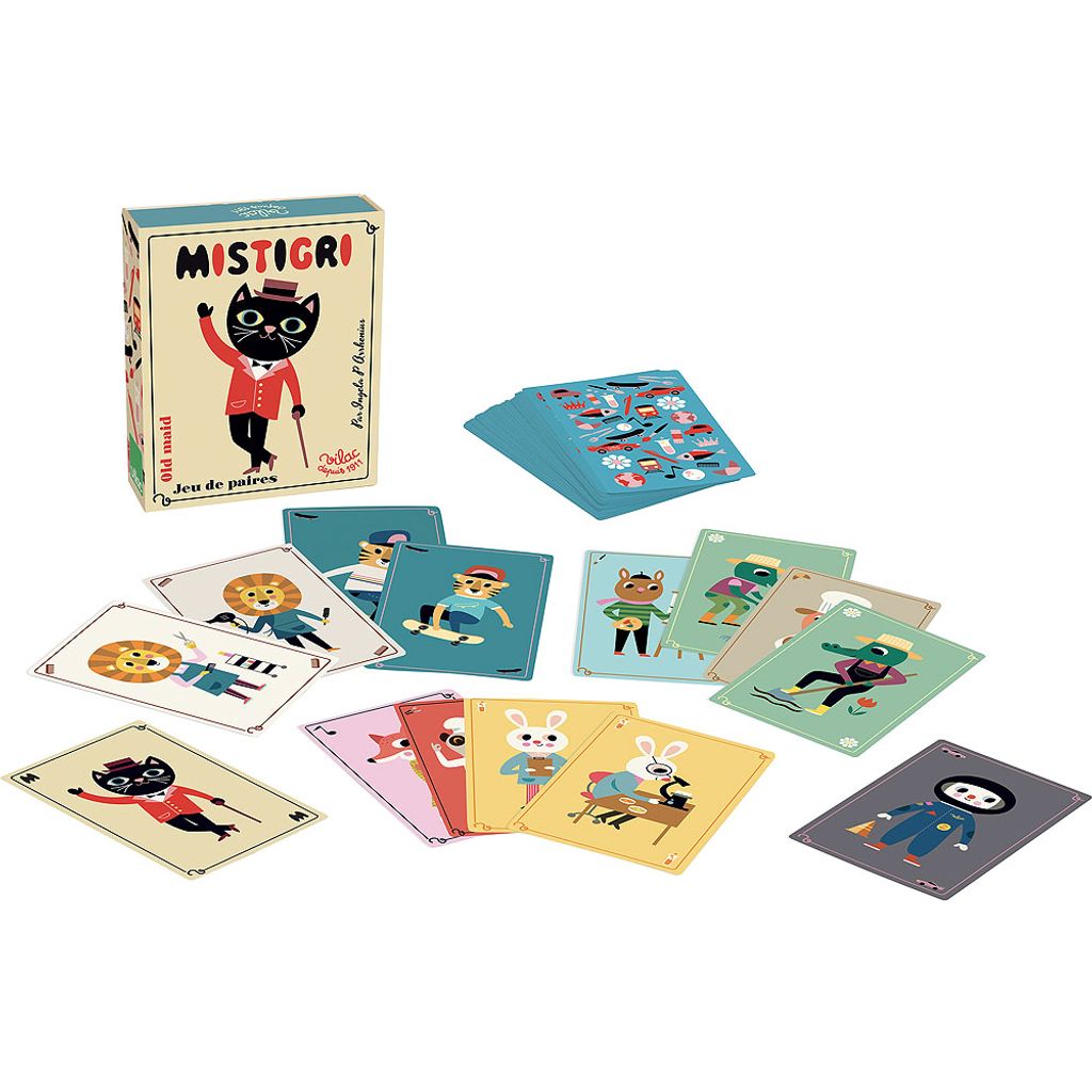 Mistigri Kartenspiel für Kinder ab 4 Jahren, von Ingela P. Produktbild 