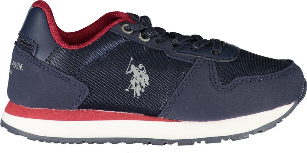 US POLO ASSN. BLAUE SPORTSCHUHE FÜR KINDER : Farbe - Blau, Größe - 33 Größe: 33 Farbe: Blau