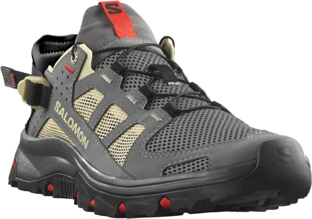 Salomon Techamphibian 5 grau Herren Sandale in Grau, Größe 7.5