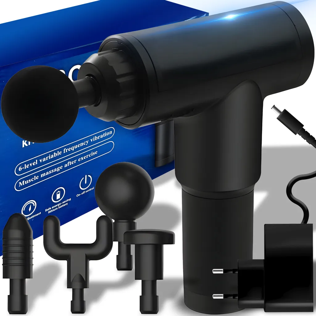 Appareil de massage électrique à percussion LED pour dos et cervicales