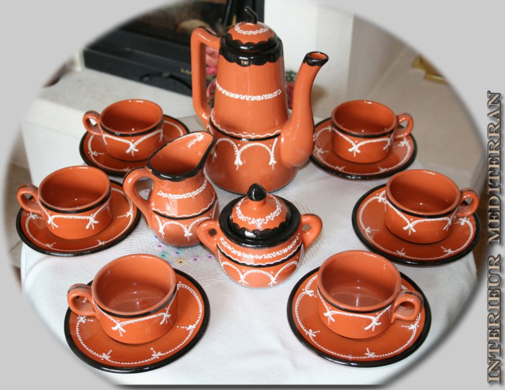 TEE-SERVICE mediterran 15 teilig (SERVIÇO DE CHÁ)