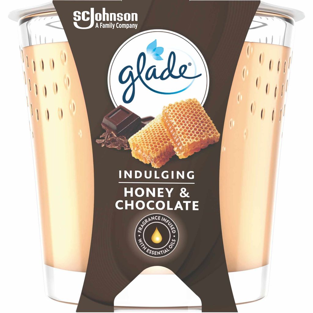Glade ""Honig & Schokolade"" Duftkerze - 129g