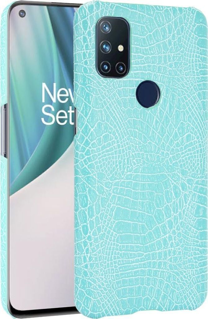 Mobigear Croco OnePlus 8 Pro Hülle Hardcase Backcover - Grün