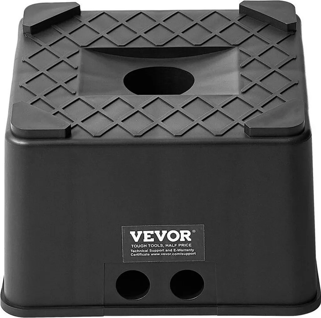 Stabilisez votre remorque : cric 2722 kg et bloc mise à niveau 15 cm