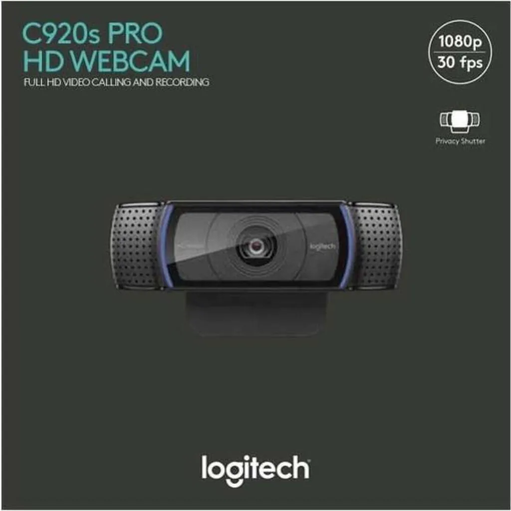 Logitech C920s webcam avec double micro stéréo et lentille en verre - 31