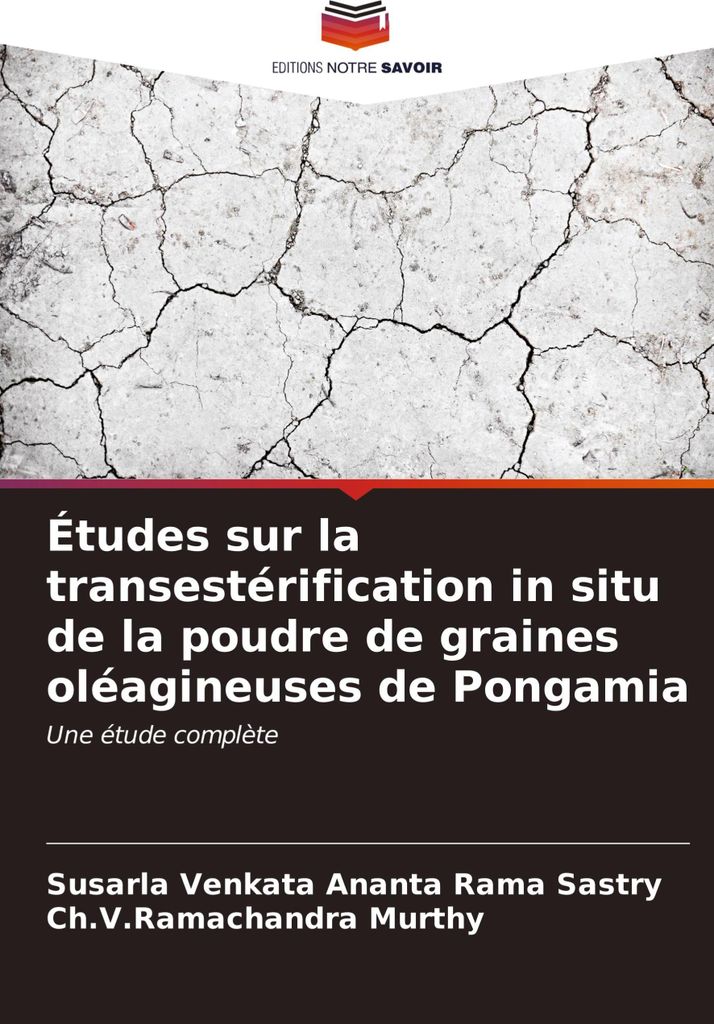 Études sur la transestérification in situ de la poudre de graines oléagineuses de Pongamia