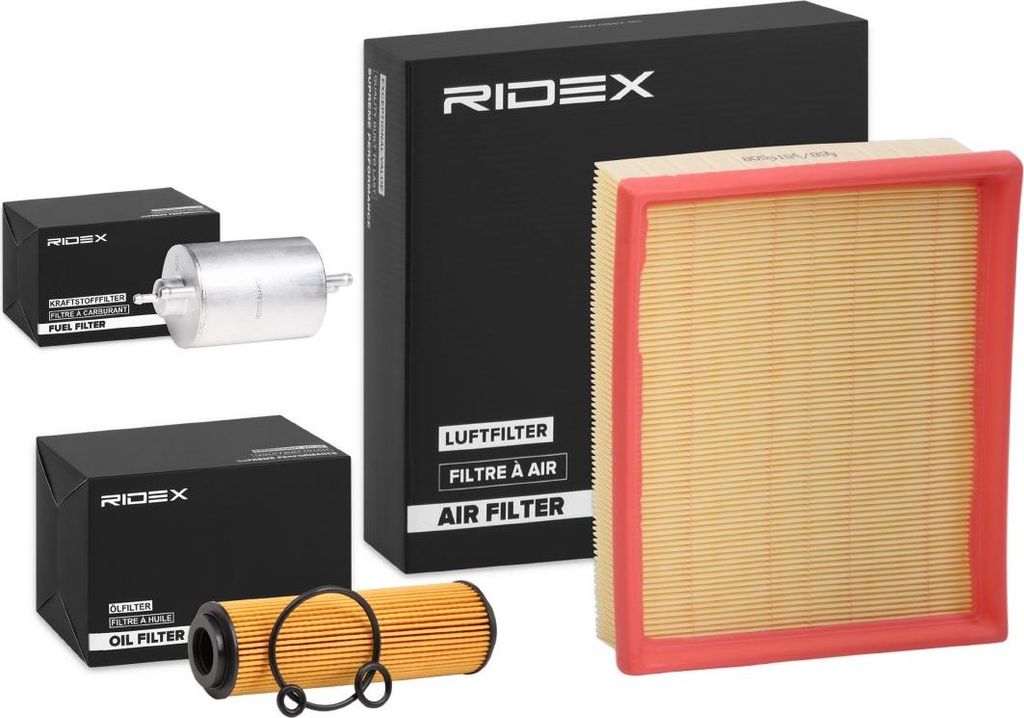RIDEX Filterset Inspektionspaket Filtersatz passend für MERCEDES-BENZ SLK (R170)