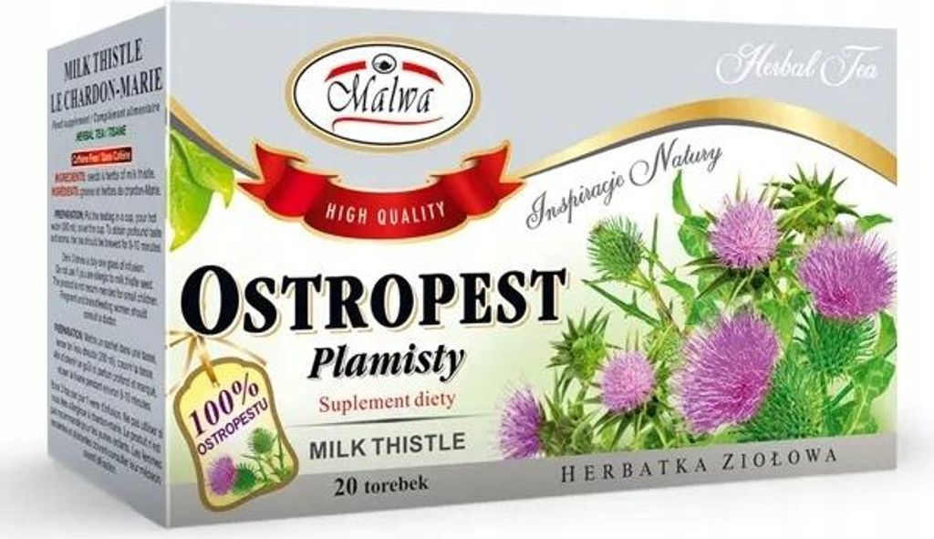 Nasiona ostropestu plamistego MSE Herb Zioł 20 torebek