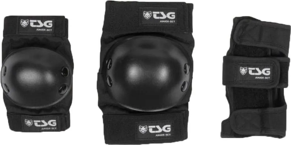 Set de protections roller et skate pour enfant TSG Basic Junior noir - 8