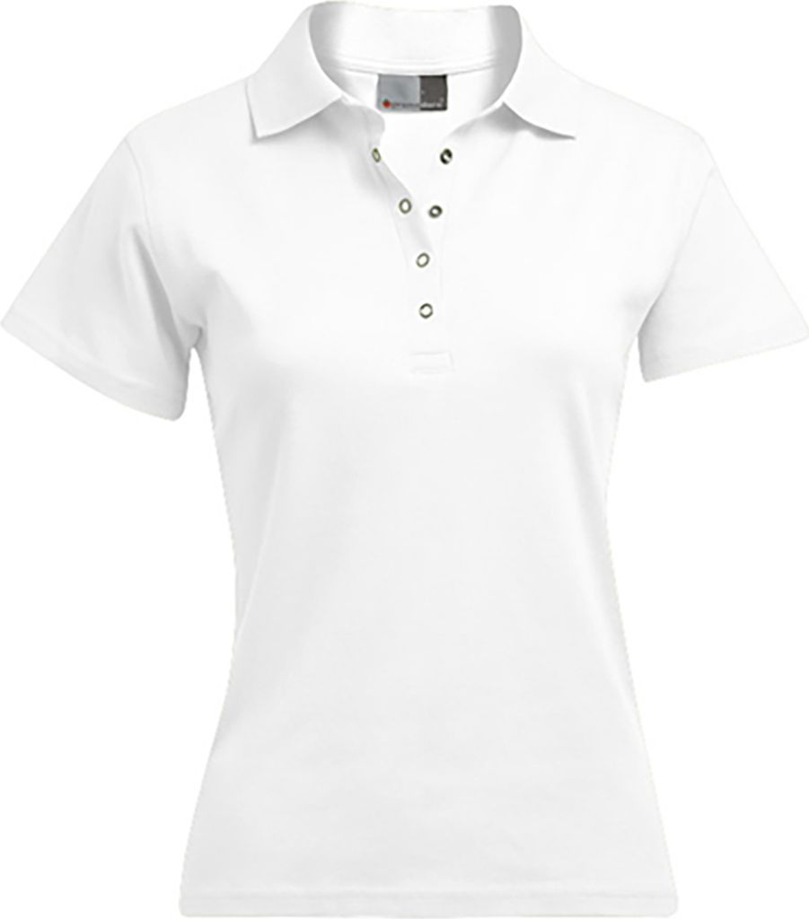 Promodoro Women ́s Interlock Poloshirt - Farbe: White - Größe: M