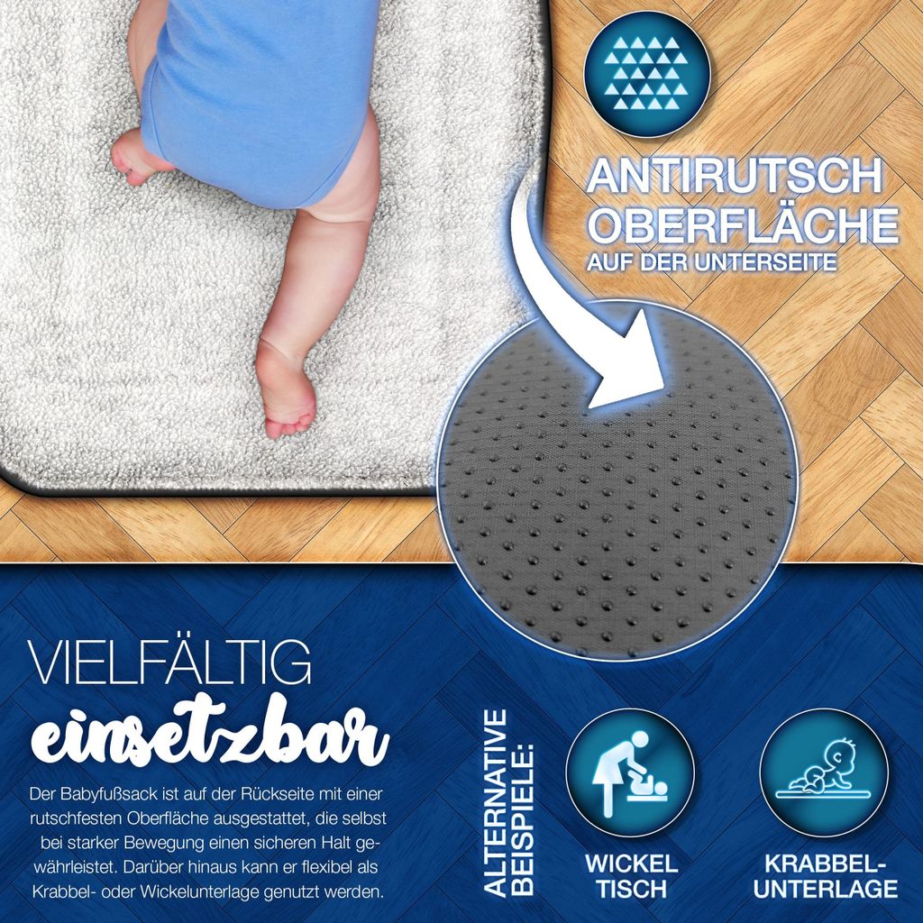 KIDUKU® Babyfußsack Baby Winterfußsack Kinderfußsack Produktbild 7