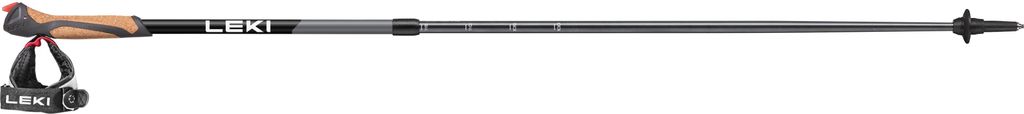 A single Leki Nordic walking pole is shown horizontally against a white background.