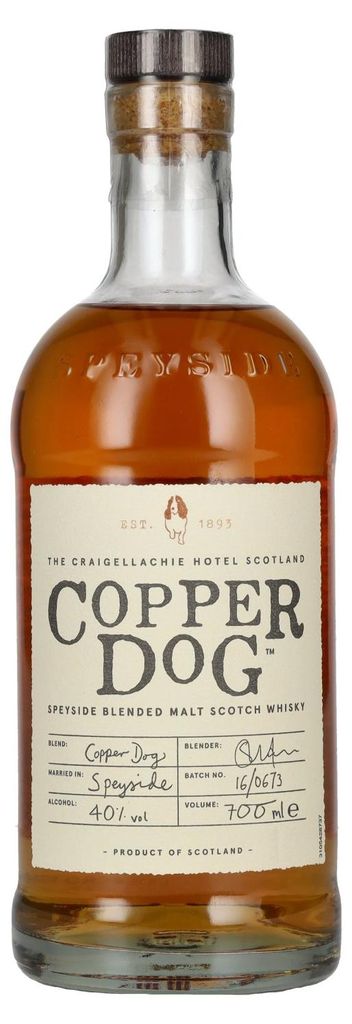 Copper Dog, blended malt scozzese, Speyside, 700 ml, 40% Immagine del prodotto 