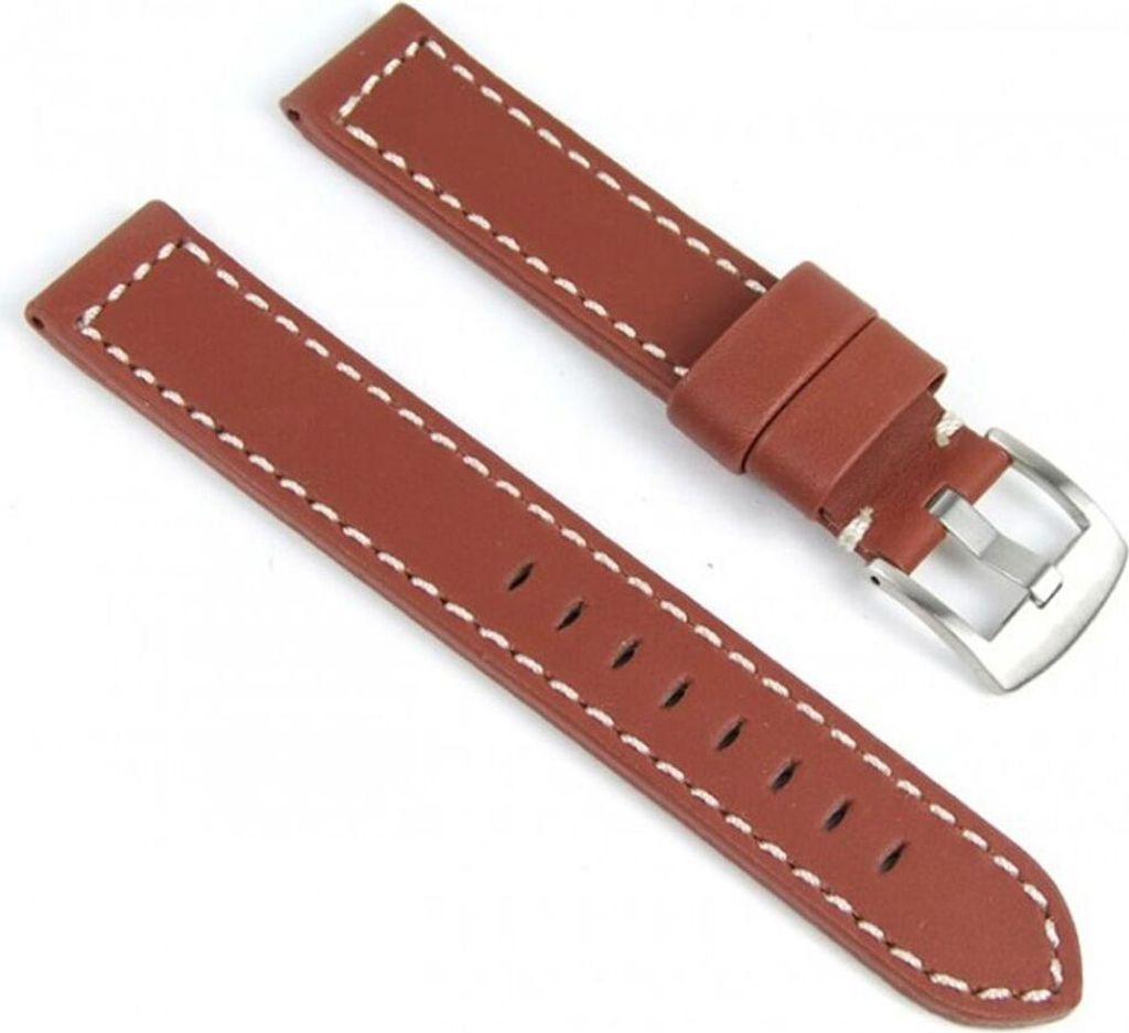 Minott Basel Uhrenarmband Leder Rotbraun 18mm Produktbild 