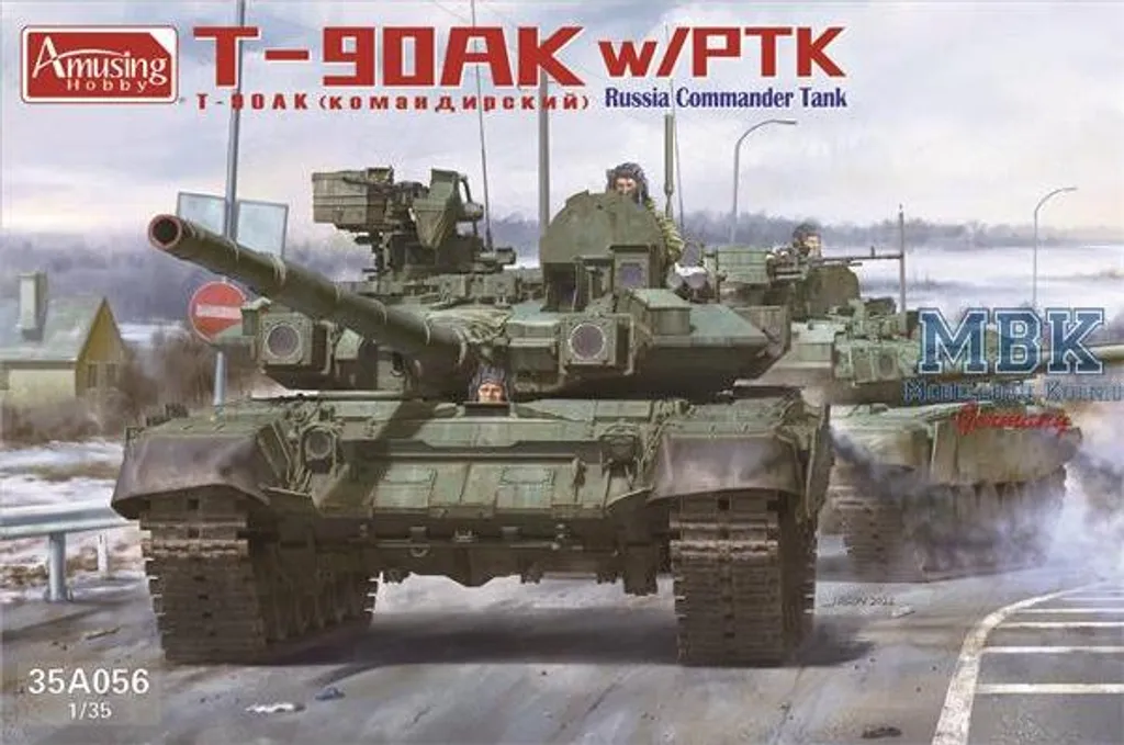 Kit modélisme T-90AK russe AH35A056 pour diorama militaire moderne 1/35