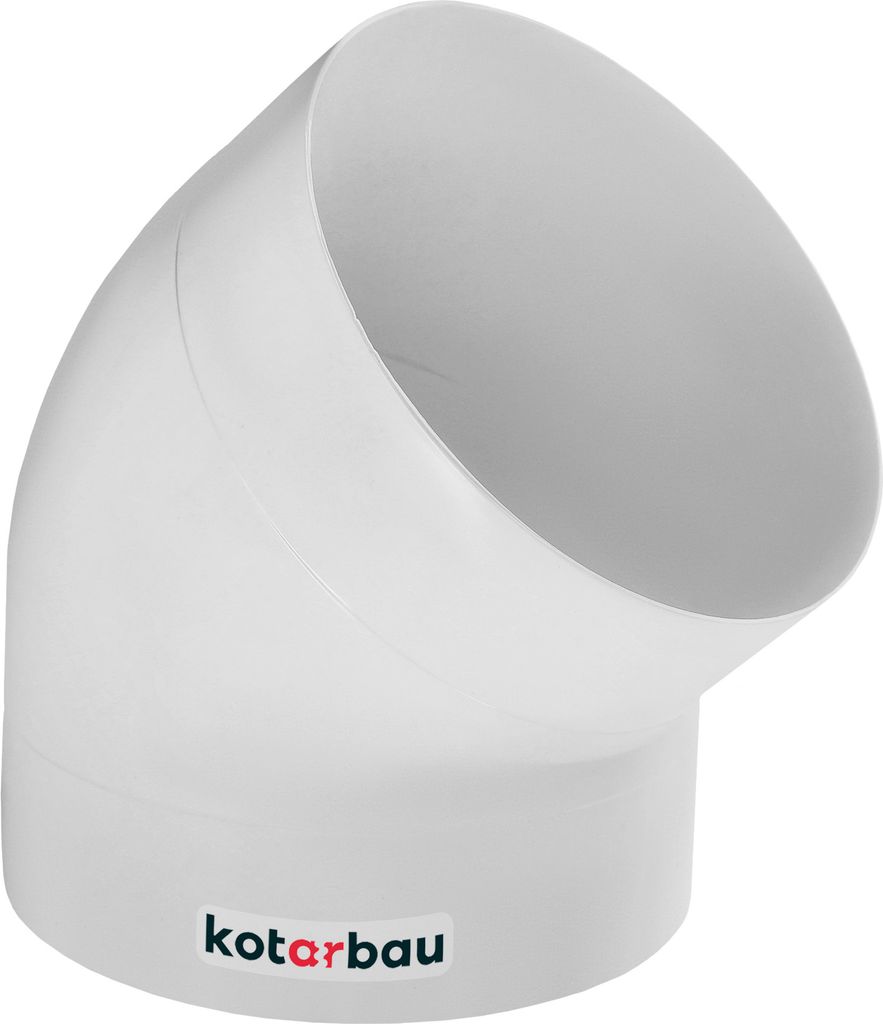 KOTARBAU® Koleno 45° Odvětrávací trubka Ř 125 mm mm Obrázek produktu 