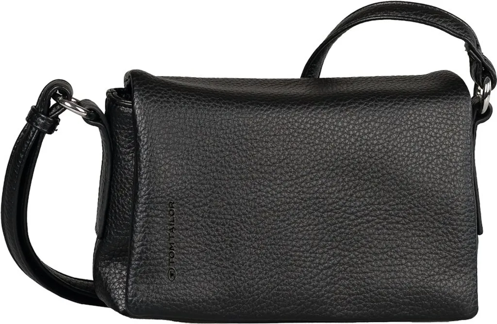 Tom Tailor Lissi Pochette Noire : Sac à Rabat S Élégant pour Femme