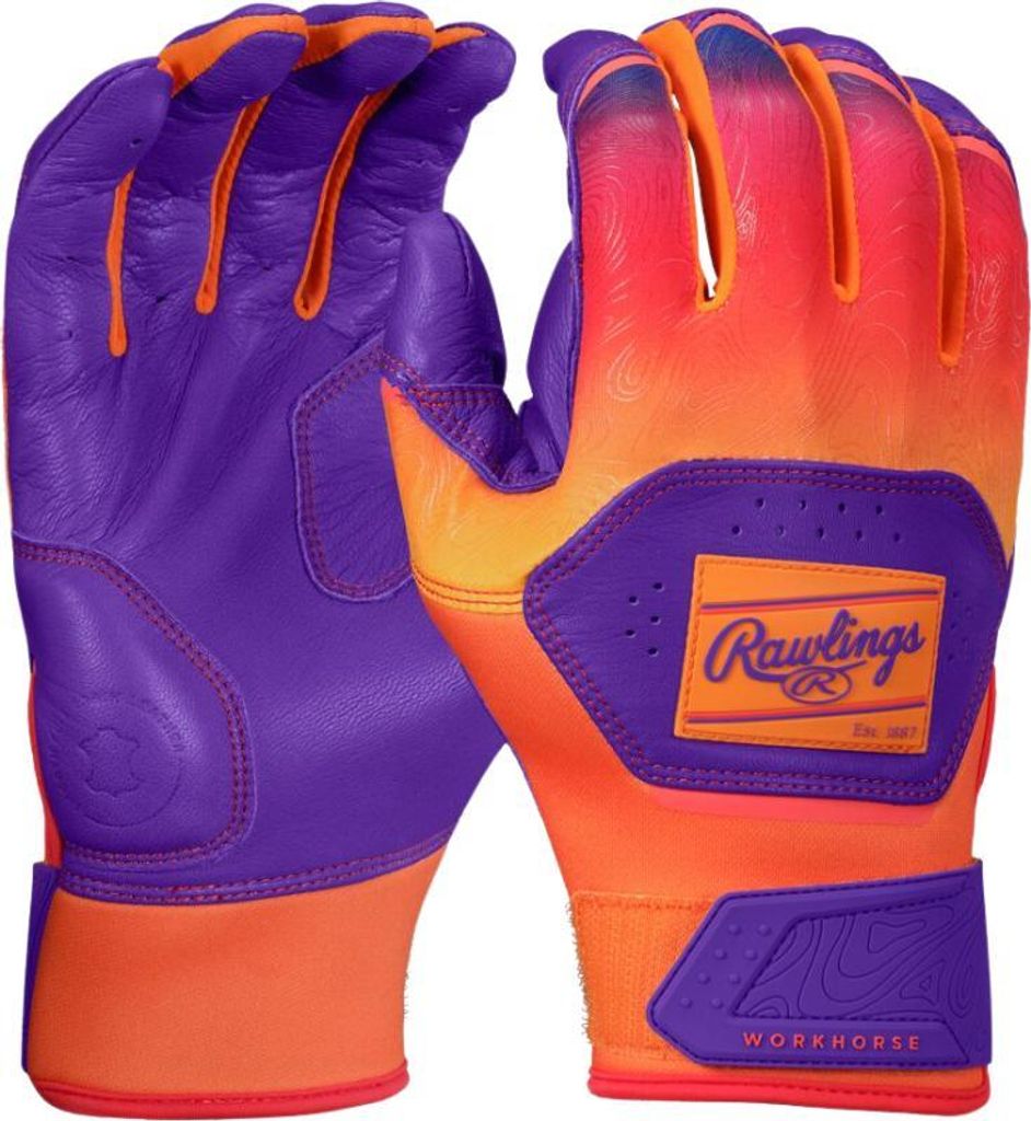 Rawlings WH25YBG Workhorse Funburst XL Lila/Orange Baseball/Softball Artikel