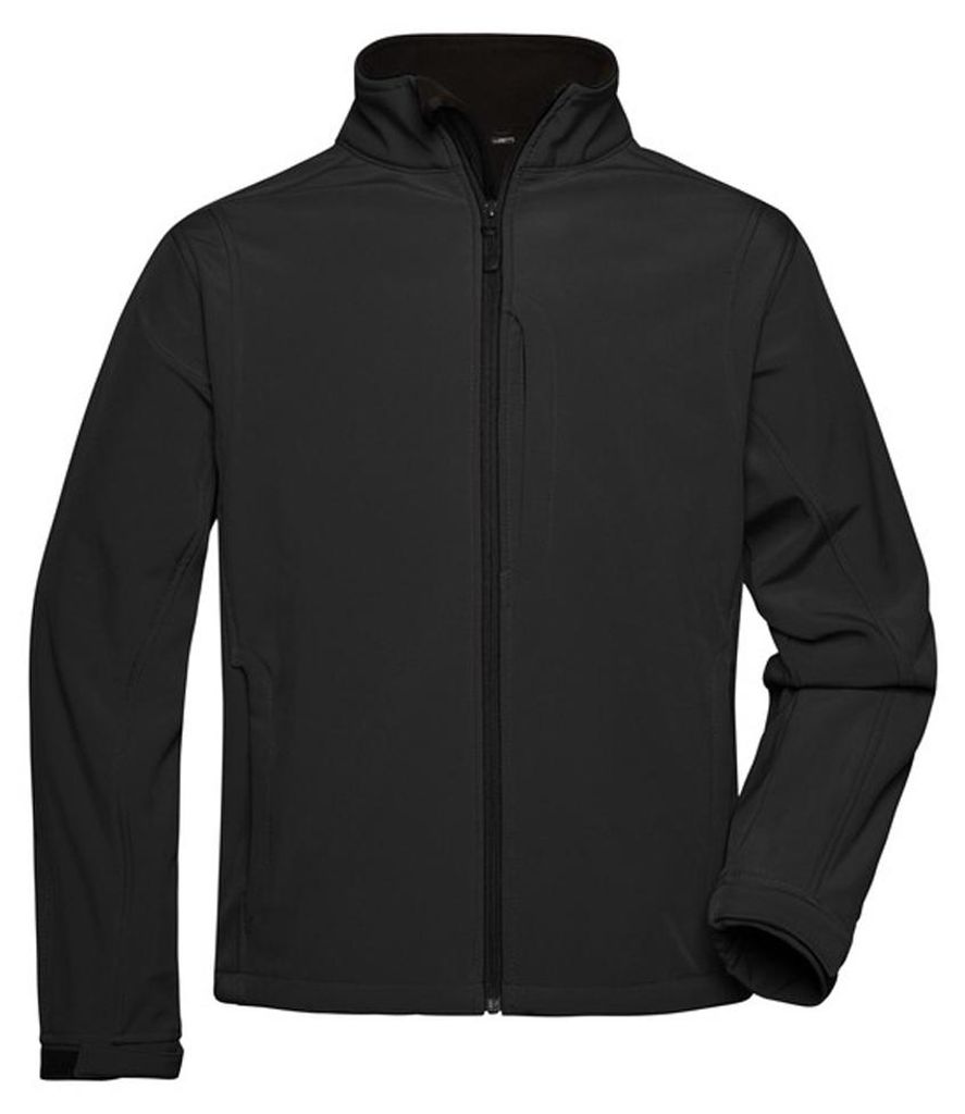 James and Nicholson - Softshelljacke für Herren LT2586 (M) (Schwarz)