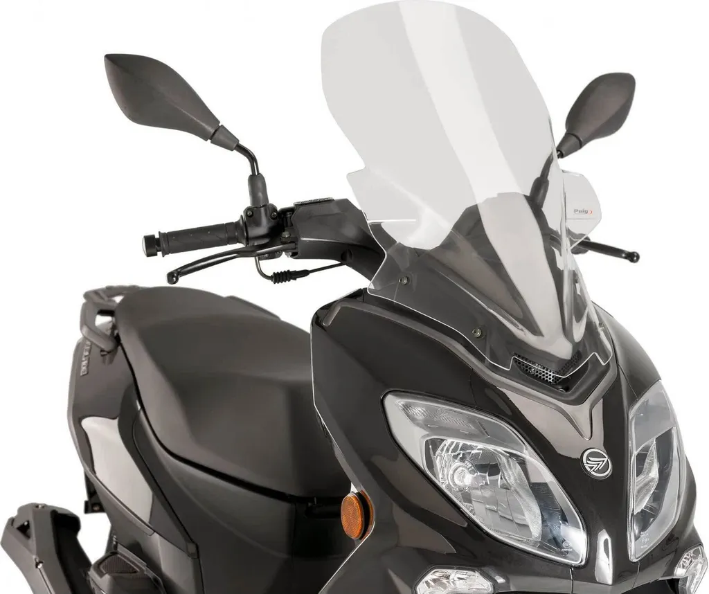 Bulle PUIG V-Tech Touring transparente pour scooter Keeway Cityblade 125